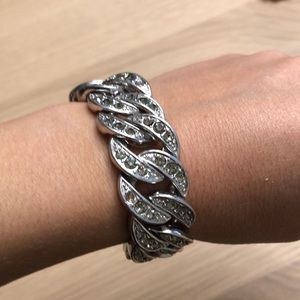 Marc by Marc Jacob chunky chain rhinestone bracelet